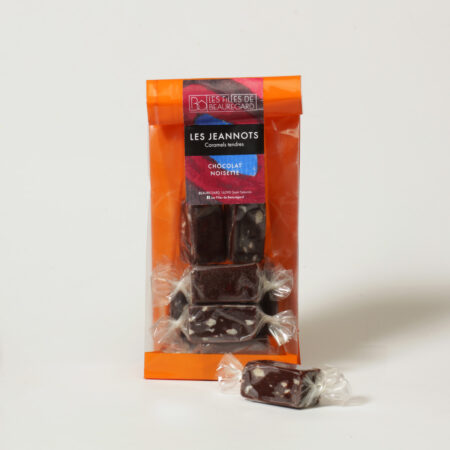 Caramel Chocolat et noisette francaise Les Jeannots par les Filles de Beauregard