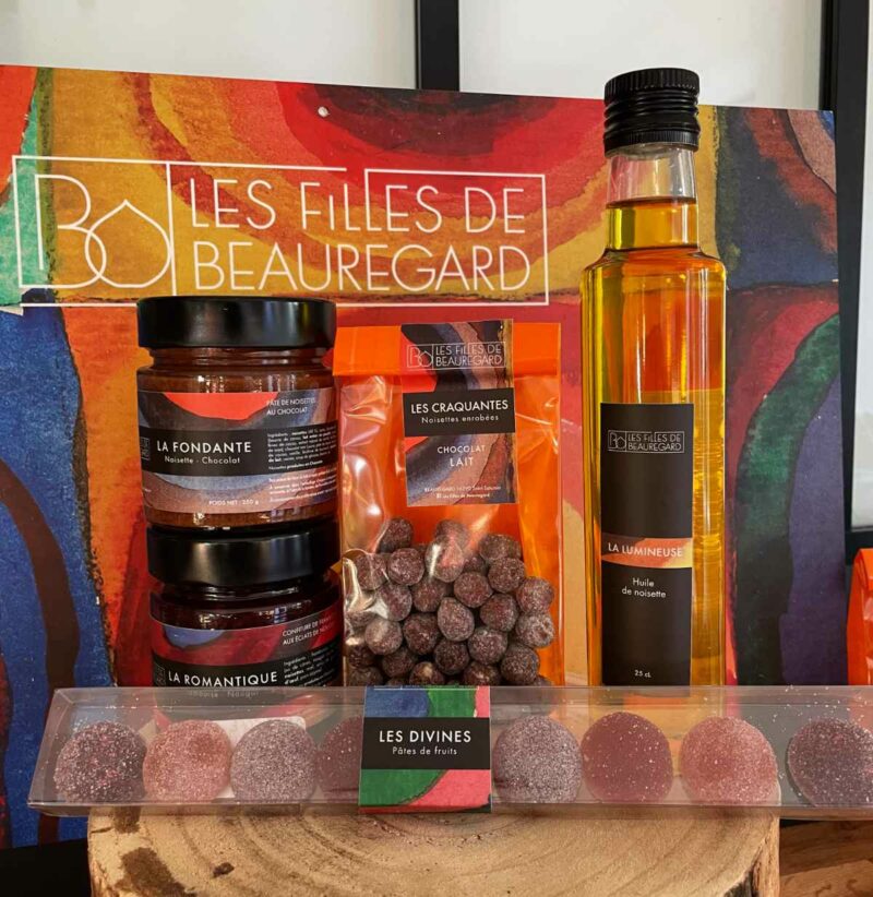 Coffret cadeau Noisettes & fruits par les Filles de Beauregard