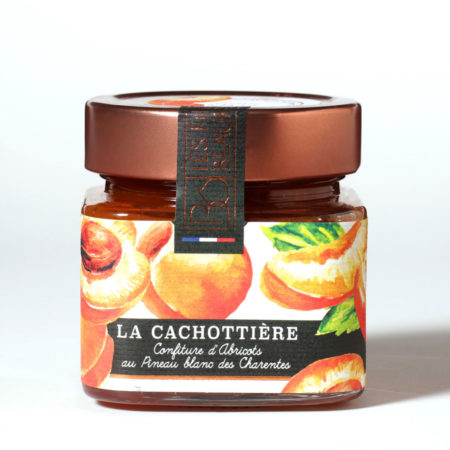 Pot de confiture abricot pineau blanc des filles de beauregard