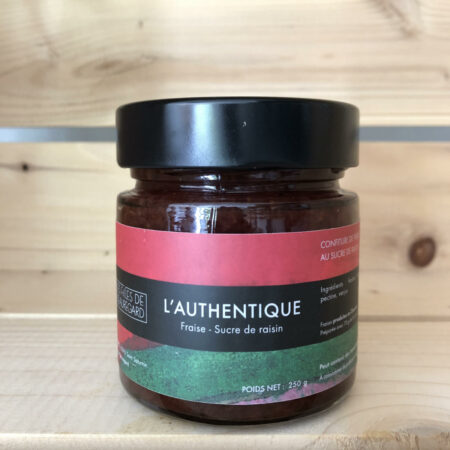 Confiture de fraise pour diabétique au sucre de raisin par Les Filles de Beauregard