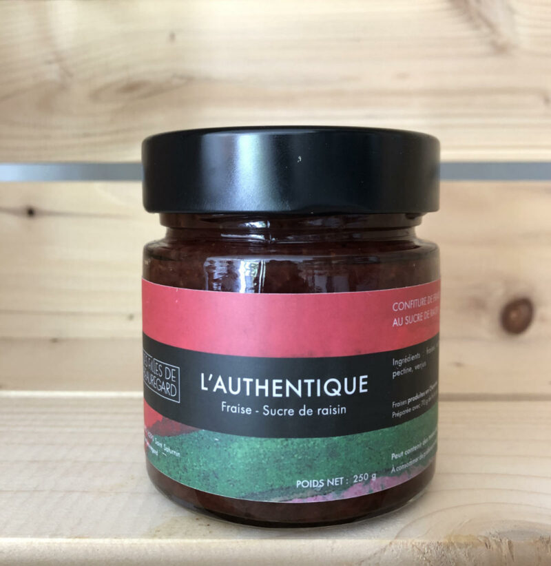 Confiture de fraise pour diabétique au sucre de raisin par Les Filles de Beauregard