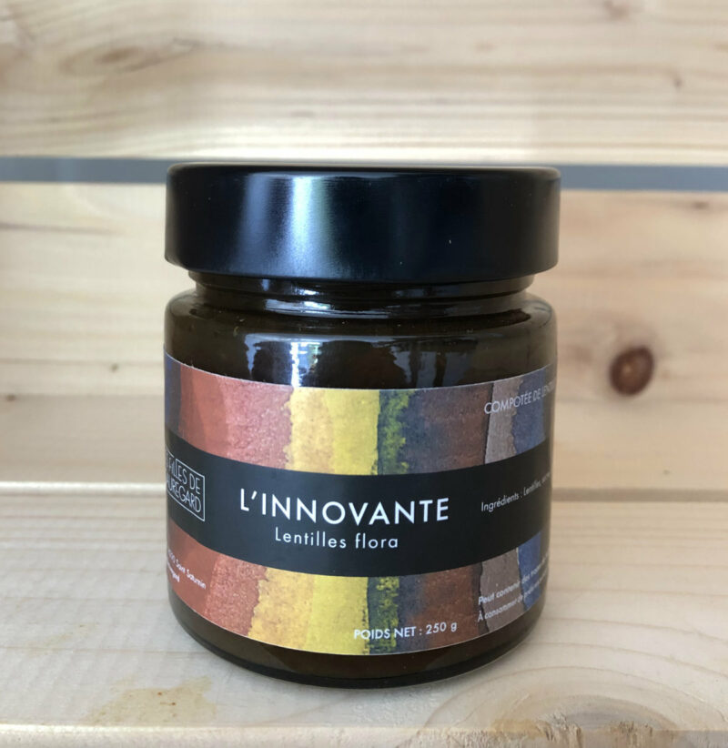 Confiture de lentilles française Innovante