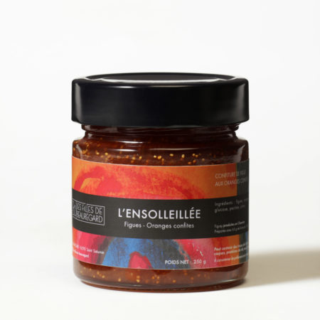 Confiture artisanale orange et figue des Files de beauregard