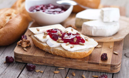 Association de fromages avec de la confiture