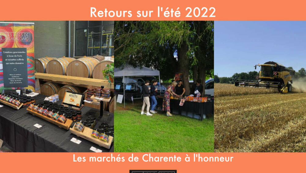 Les marchés d'été en Charente pour les Filles de Beauregard